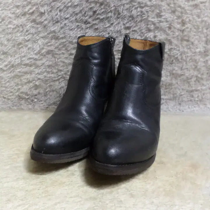 [BUNJANG] Steve Madden Western Boots - Black - Used / 후루룩구제 250 스티브매든 웨스턴 부츠 워커 굽7 블랙 중고 신발