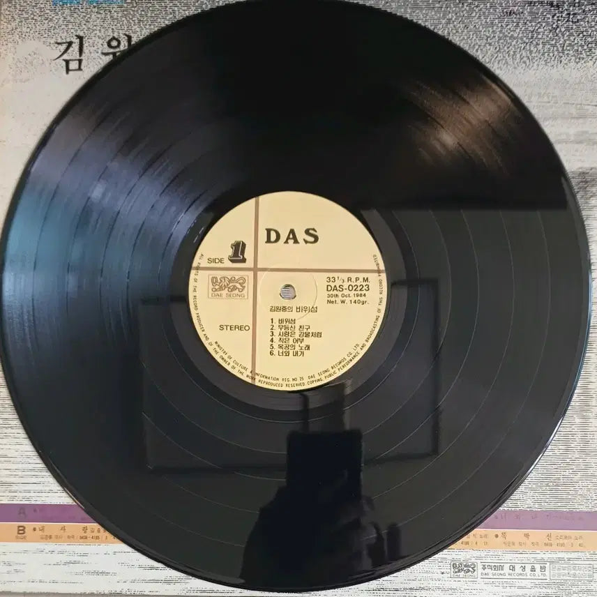 [BUNJANG] Kim Won-joong - Rock Island LP (Early 1984) / 김원중LP 84년초반 바위섬 MINT