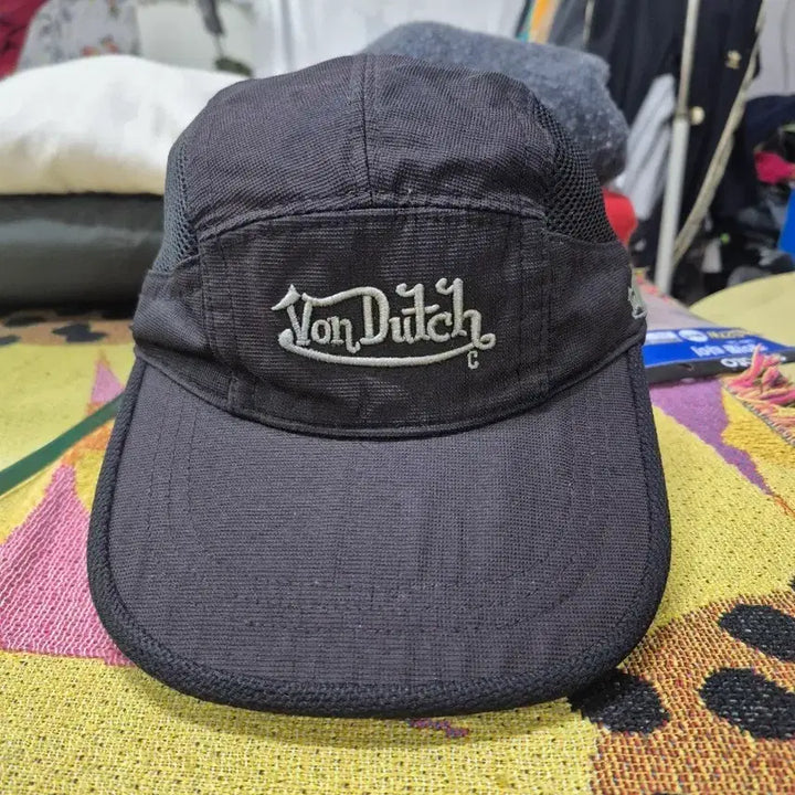 [BUNJANG] Von Dutch Black Mesh Camp Cap / 본더치 블랙 메쉬 캠프캡 모자
