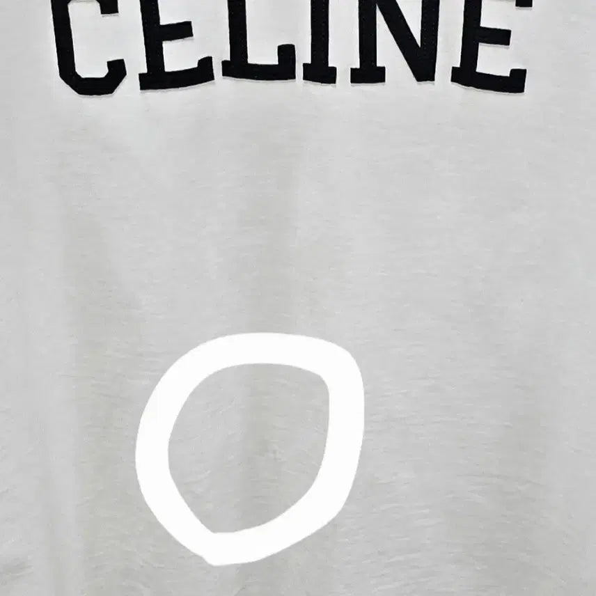 [BUNJANG] Celine Logo Ringer T-Shirt (L) / 셀린느 로고 링거 반팔 티셔츠 L사이즈 100 판매