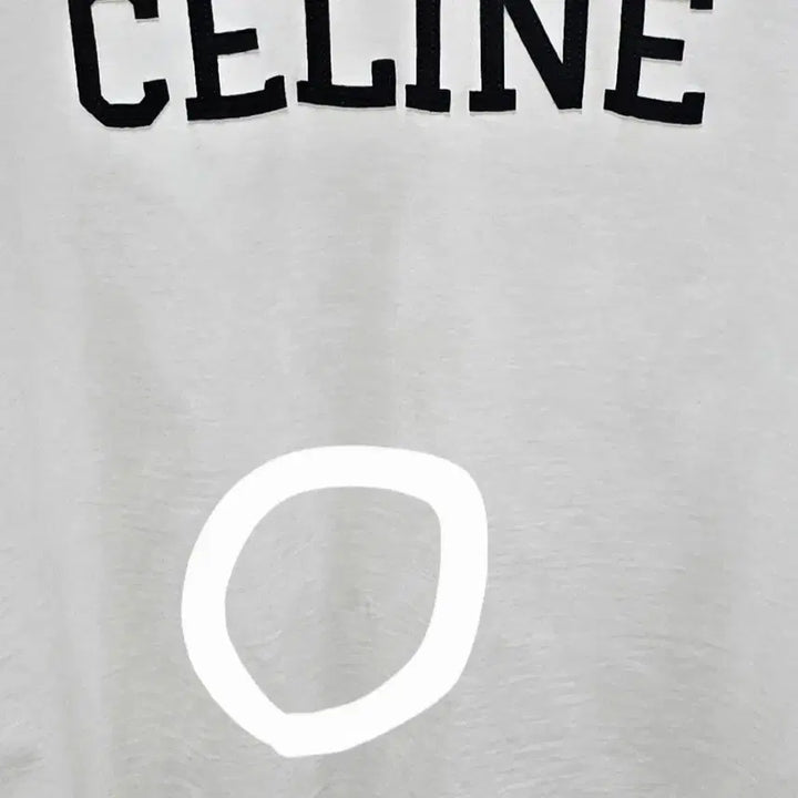 [BUNJANG] Celine Logo Ringer T-Shirt (L) / 셀린느 로고 링거 반팔 티셔츠 L사이즈 100 판매