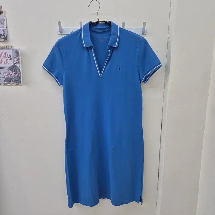 [SOLD OUT] 타미힐피거 블루 피케 원피스