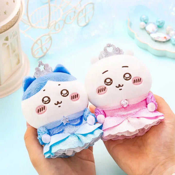 [BUNJANG] Chiikawa Hachiware Usagi Princess Prince Keyring 3-Piece Set / 치이카와 하치와레 우사기 공주 왕자 키링 3종 세트
