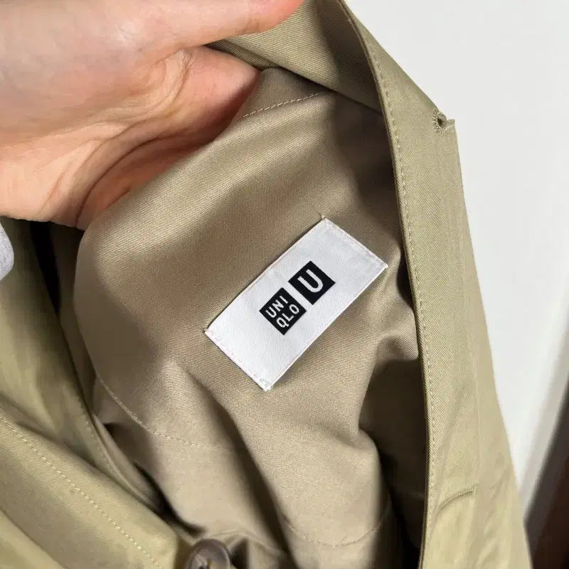 [BUNJANG] Uniqlo Trench Coat Long Jacket Men M / 유니클로/트렌치 코트 롱 자켓 남M L/라덴