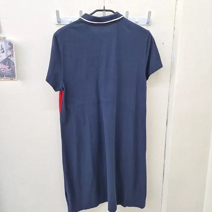 [SOLD OUT] 타미힐피거 컬러블록 반팔 카라 원피스