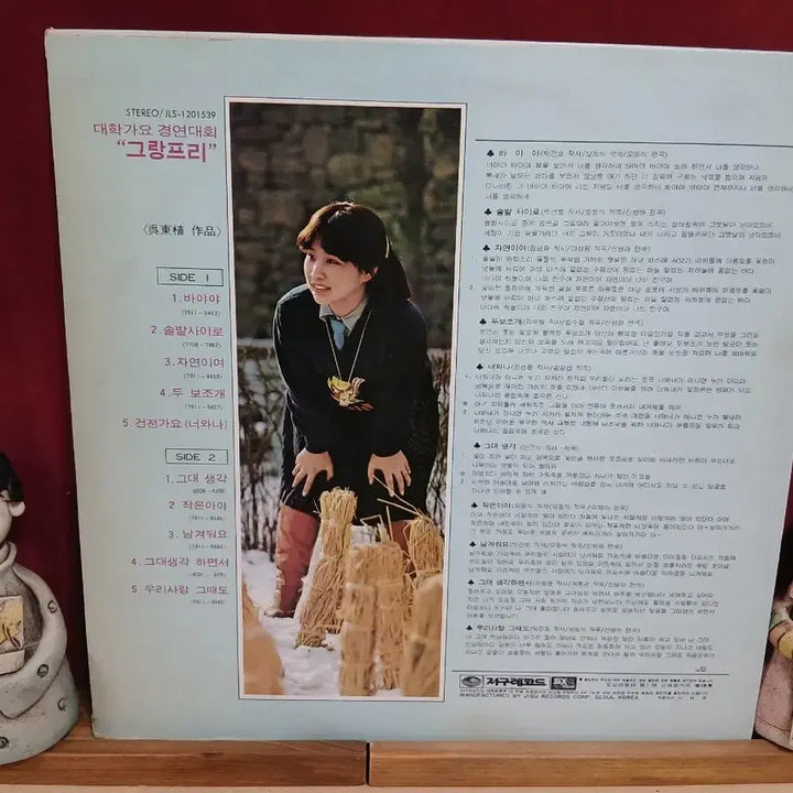 [BUNJANG] Lee Jung Hee New Song Collection LP Record / 이정희 새노래모음 LP 음반