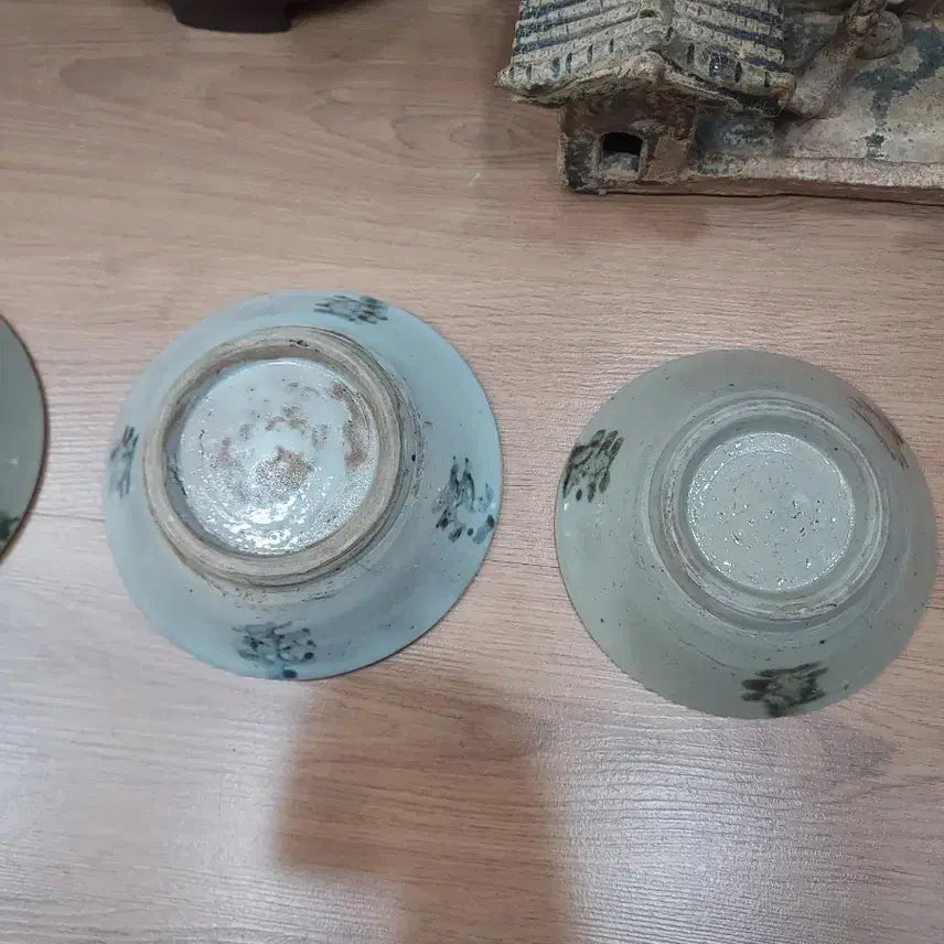 [BUNJANG] Antique Porcelain Bowls Set of 4 / 오래된 도자기 완 4개