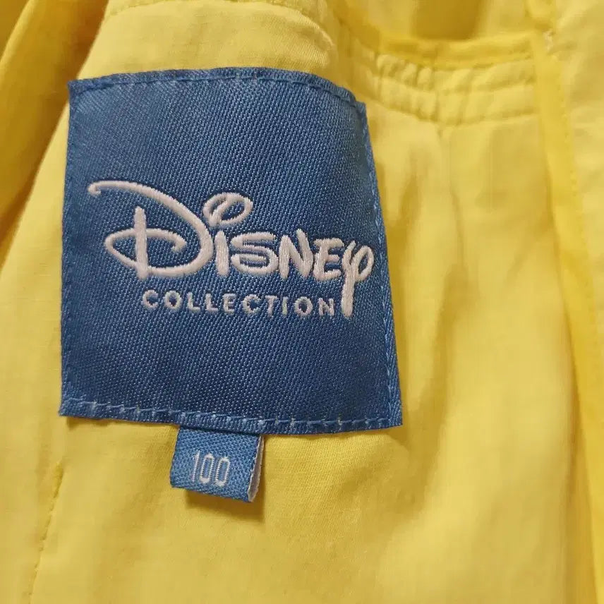 [BUNJANG] Disney Yellow Hooded Vest / 디즈니 옐로우 후드 조끼