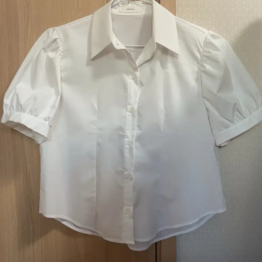 [BUNJANG] White Puff Sleeve Blouse / 화이트 퍼프 블라우스