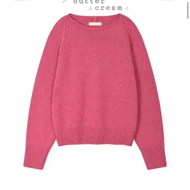 [BUNJANG] The Butter Cream Pink Knit Sweater / 더버터크림 the butter cream 핑크 니트 스웨터