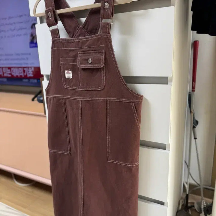 [BUNJANG] Unworn Denim Overall Dress (55-66) / 데님 멜빵 원피스(55-66)미착용 상품(구입가7만원)