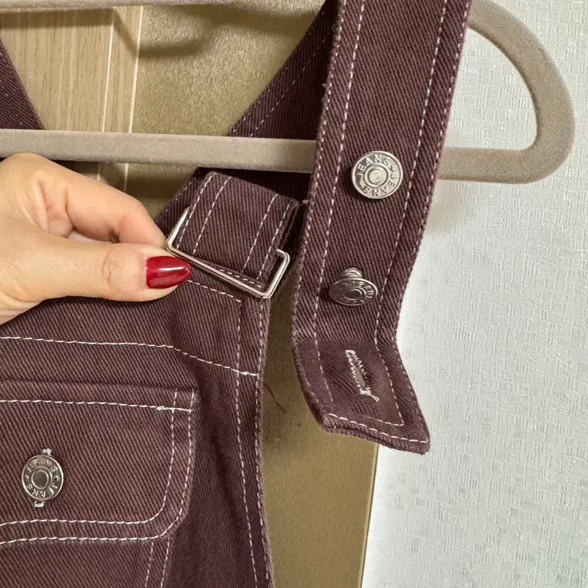 [BUNJANG] Unworn Denim Overall Dress (55-66) / 데님 멜빵 원피스(55-66)미착용 상품(구입가7만원)