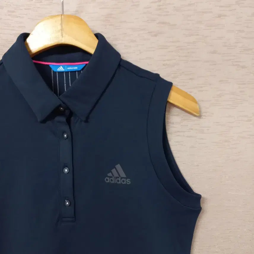 [BUNJANG] Adidas Navy Sleeveless Polo Shirt Women&