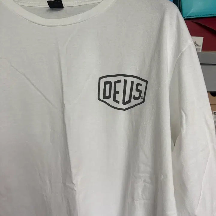 [BUNJANG] Deus Ex Machina Biarritz White Long Sleeve / [XXXL]데우스 엑스 마키나 비아리츠 화이트 롱슬리브