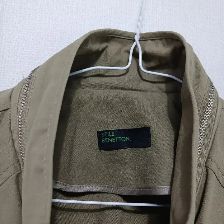 [BUNJANG] Benetton Khaki Field Jacket / 베네통 카키색 야상 자켓 코트