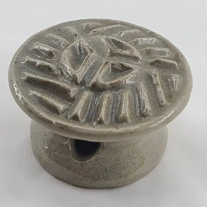 [BUNJANG] Celadon Porcelain Tteoksal (Rice Cake Stamp) / 도자기 떡살