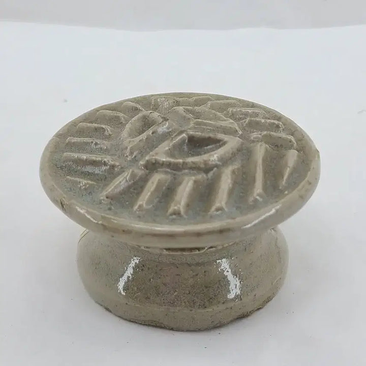 [BUNJANG] Celadon Porcelain Tteoksal (Rice Cake Stamp) / 도자기 떡살