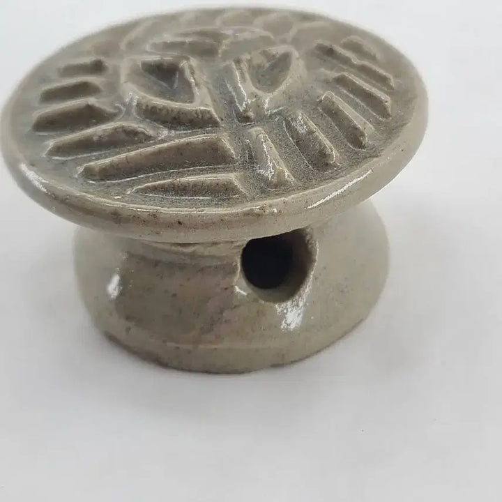 [BUNJANG] Celadon Porcelain Tteoksal (Rice Cake Stamp) / 도자기 떡살