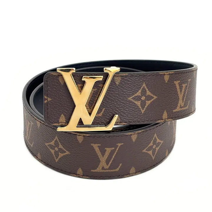 [BUNJANG] Louis Vuitton M0566U Reversible Belt / 루이비통 M0566U LV 금장 리버서블벨트 85 6TLVT20156