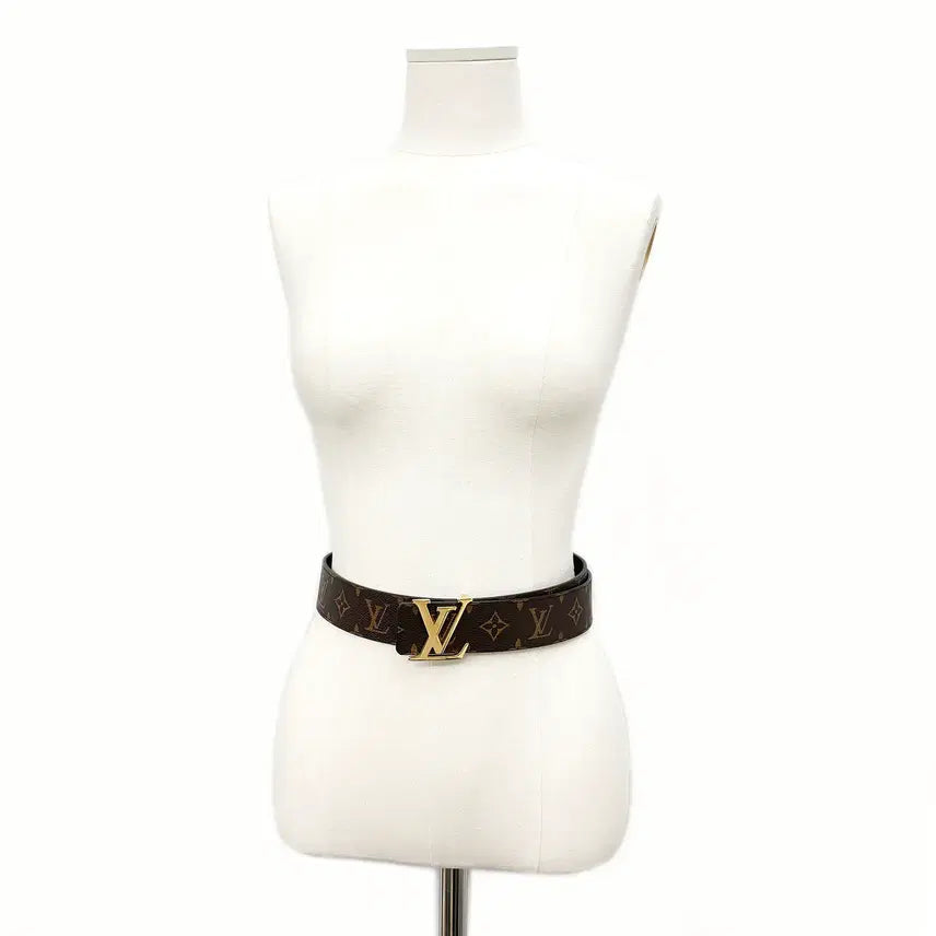 [BUNJANG] Louis Vuitton M0566U Reversible Belt / 루이비통 M0566U LV 금장 리버서블벨트 85 6TLVT20156