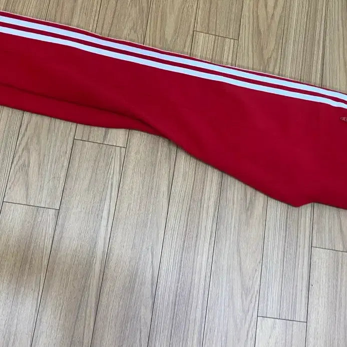[BUNJANG] Adidas Three-Stripe Red Track Pants (L) / 아디다스 삼선 레드 트랙팬츠 L사이즈