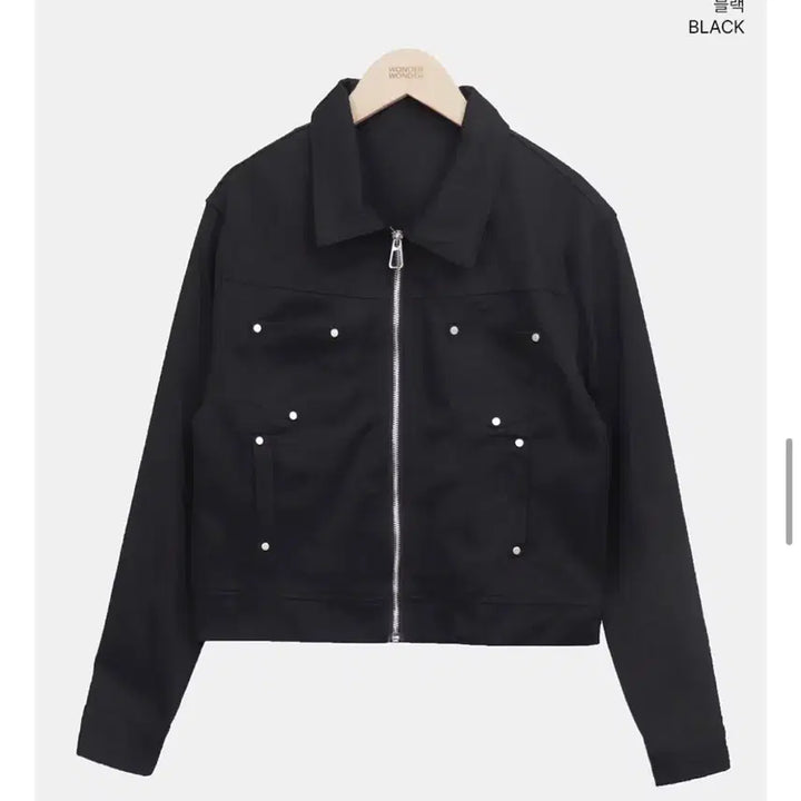 [BUNJANG] WonderWonder Reel Stud Point Cotton Jacket / 원더원더 레엘 스터드 포인트 코튼 자켓