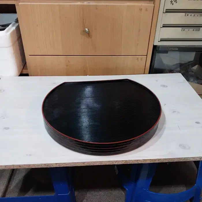 [BUNJANG] Vintage Unused Large Plastic Dish Set / 1970 미사용 대형 플라스틱 접시 세트