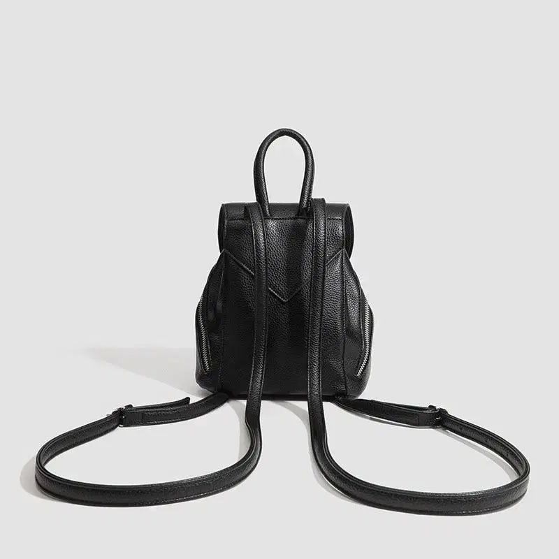 [BUNJANG] Chrome Hearts Black Leather Dagger Backpack / 크롬 블랙 레더 대거 백팩