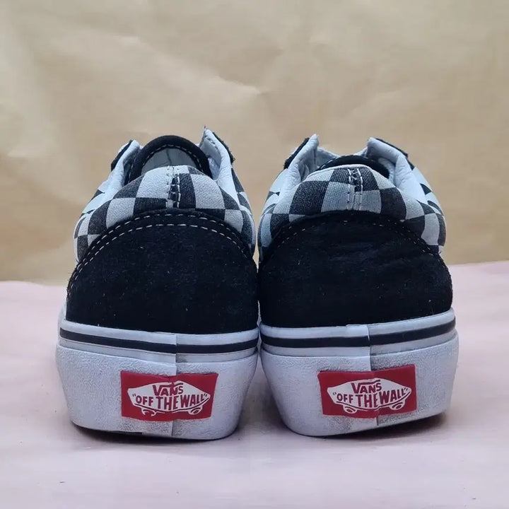 [BUNJANG] Vans Old Skool Checkerboard Sneakers 220 / 반스 올드스쿨 체커보드 스니커즈 220