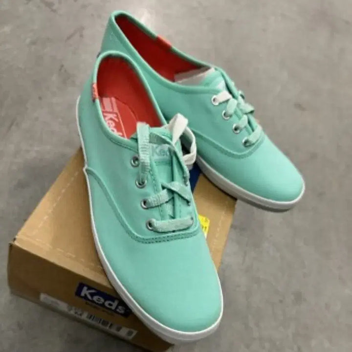 [BUNJANG] Keds Champion Mint Sneakers / 케즈 챔피온 민트 스니커즈 새상품220