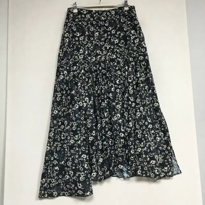 [SOLD OUT] TIME 타임 플라워 언발 롱 스커트 67