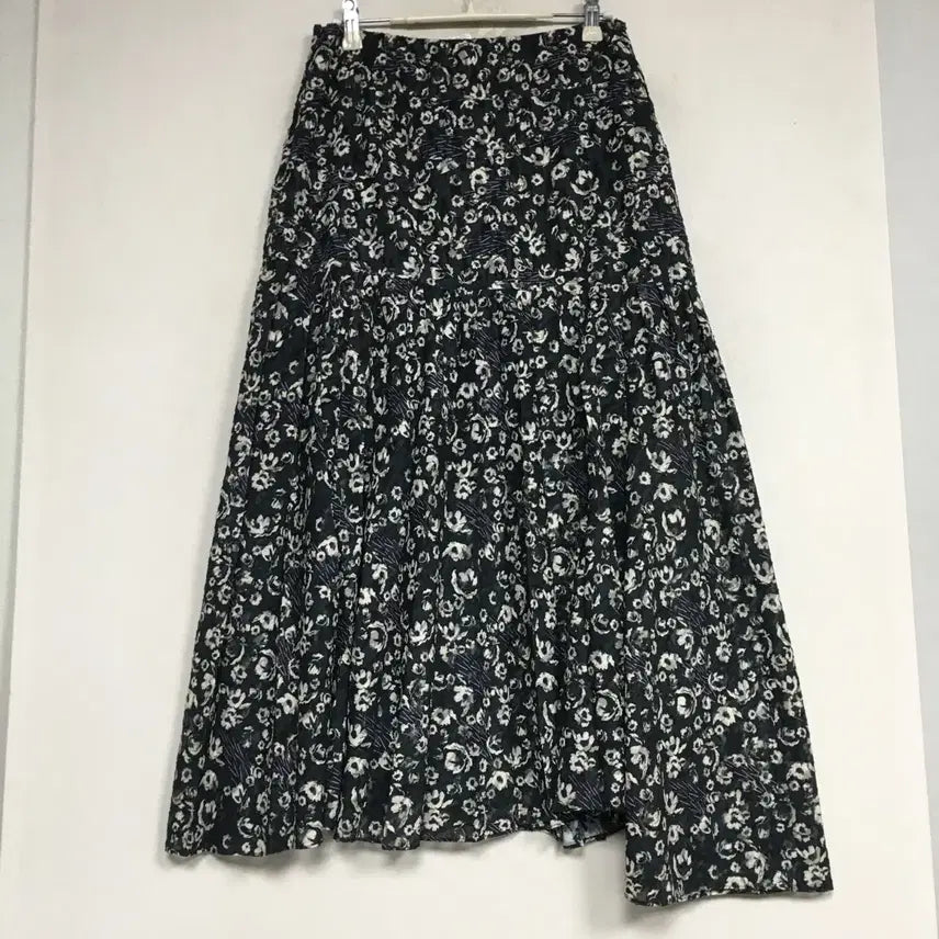 [SOLD OUT] TIME 타임 플라워 언발 롱 스커트 67