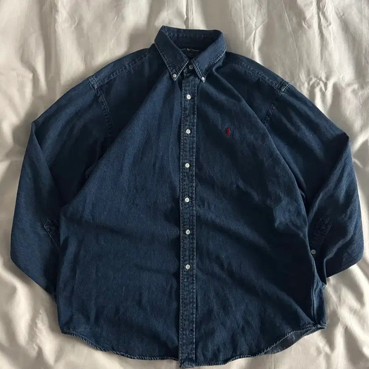 [BUNJANG] Polo Ralph Lauren Blair Fit Denim Shirt / [L] 폴로 랄프로렌 블레어핏 데님 셔츠