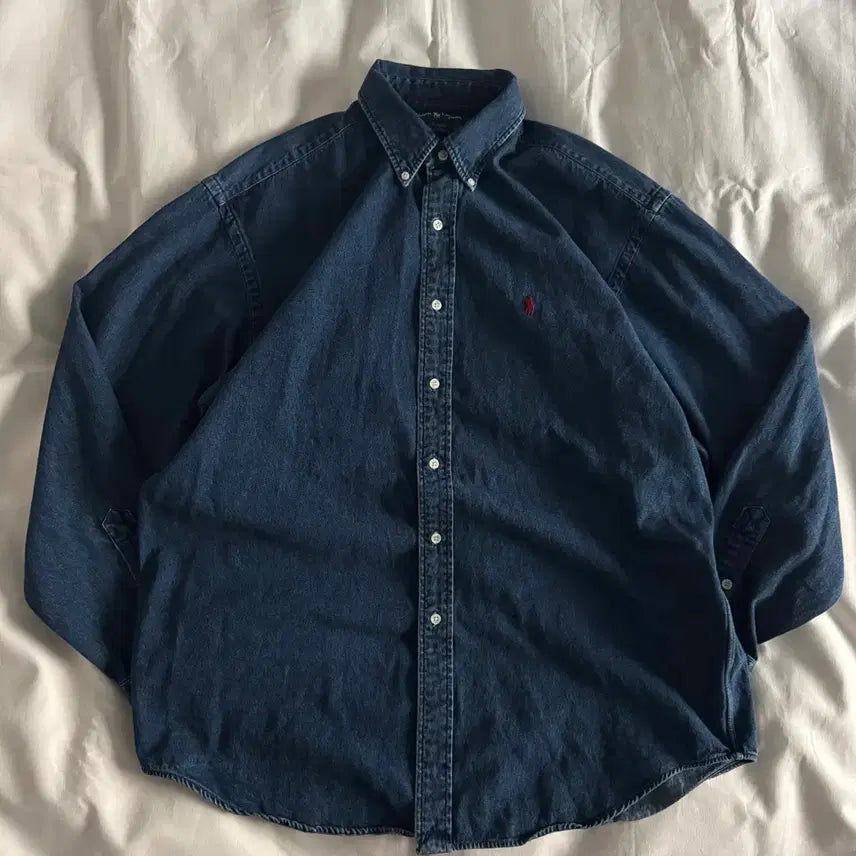 [BUNJANG] Polo Ralph Lauren Blair Fit Denim Shirt / [L] 폴로 랄프로렌 블레어핏 데님 셔츠