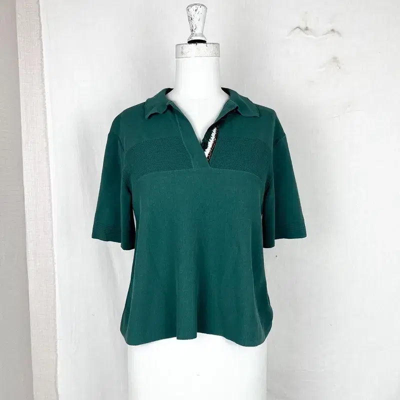 [BUNJANG] System Hanseom Loose Fit Short Sleeve Knit Top / 시스템/한섬 정품 반팔 니트 루즈핏 여F 90/라덴