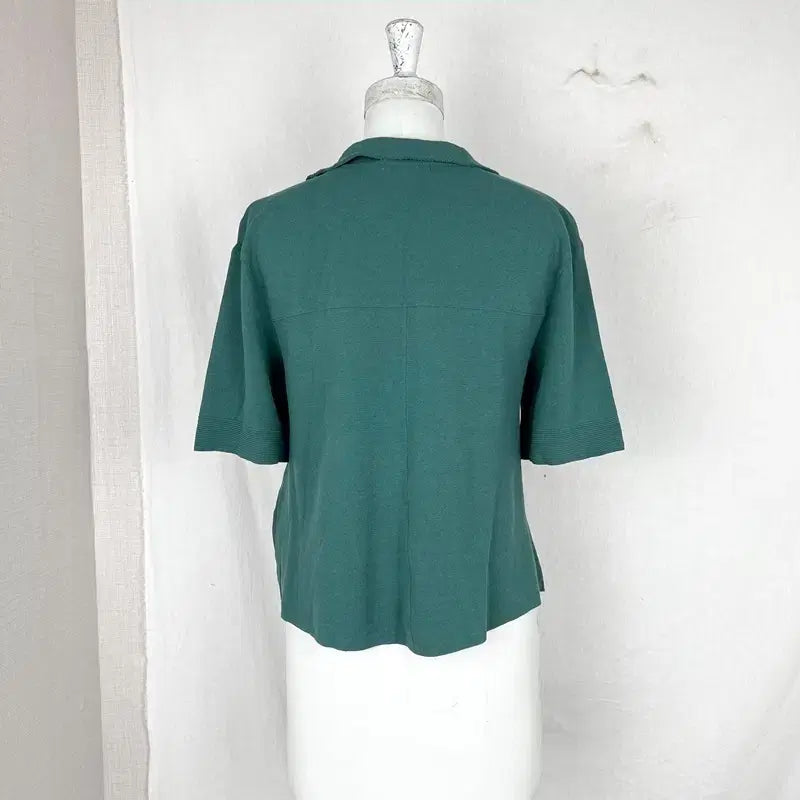 [BUNJANG] System Hanseom Loose Fit Short Sleeve Knit Top / 시스템/한섬 정품 반팔 니트 루즈핏 여F 90/라덴