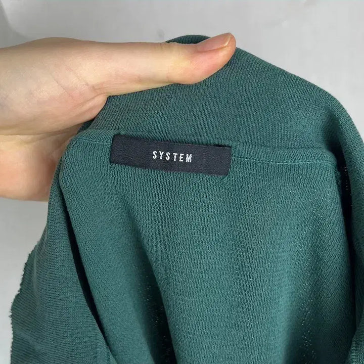 [BUNJANG] System Hanseom Loose Fit Short Sleeve Knit Top / 시스템/한섬 정품 반팔 니트 루즈핏 여F 90/라덴