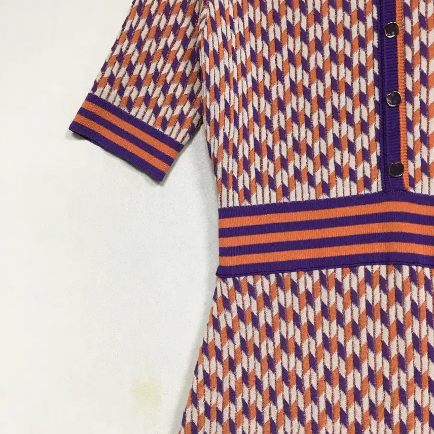 [BUNJANG] GCUT Knit Midi Dress / GCUT 지컷 반팔 니트 원피스 55