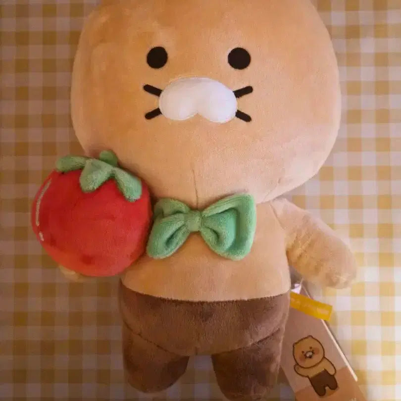 [BUNJANG] Kakao Friends Chunsik Tomato Plush Doll / 카카오프렌즈 춘식이 토마토 30cm인형(새상품)