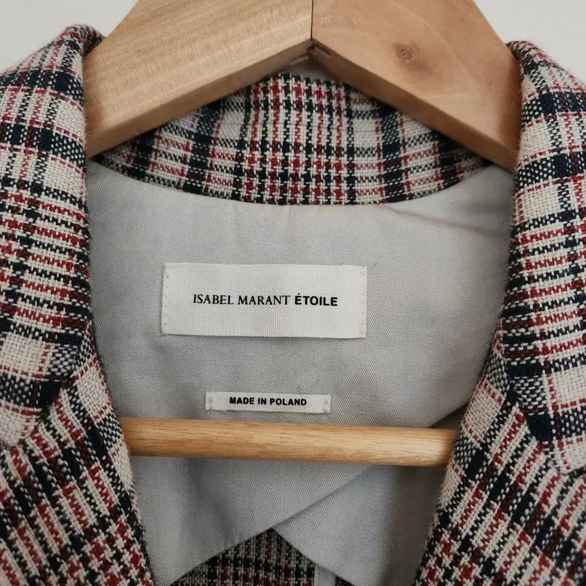 [SOLD OUT] 최저가(정품)이자벨마랑 에뚜왈 린넨체크 블레이저 (34)