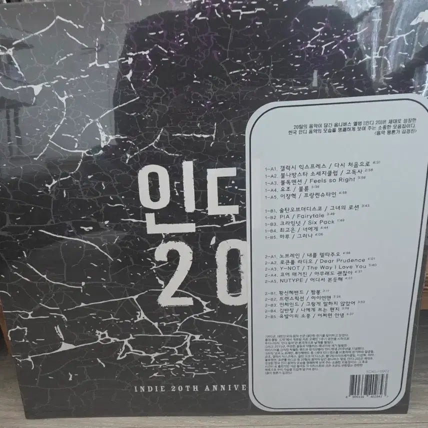 [SOLD OUT] 인디 20주년 컴필레이션 LP 미개봉 새상품