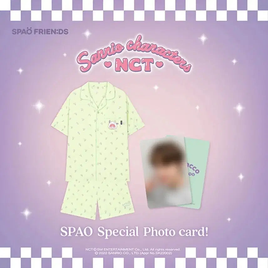 [BUNJANG] NCT Jungwoo SPAO Sanrio Pajama + Photocard (Sealed) / (미개봉)스파오 산리오 NCT 정우 파자마 + 포토카드