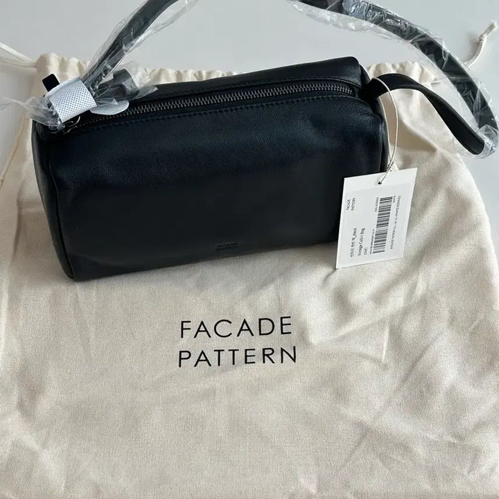 [SOLD OUT] (새상품) 파사드패턴 빈티지 캐빈백 블랙