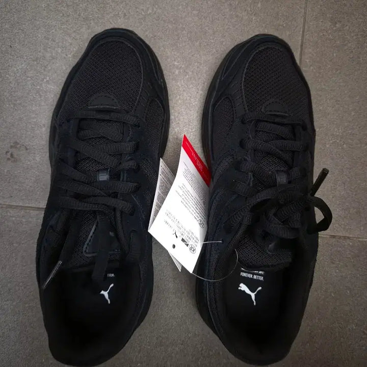 [BUNJANG] Puma Black Sneakers 235 / (택있는새상품)푸마 검정색 운동화235