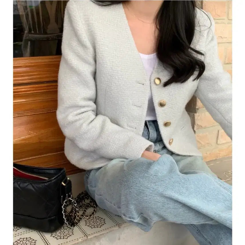 [BUNJANG] Lietu Vain Tweed Jacket / 리에뜨 베인 vain 트위드 자켓
