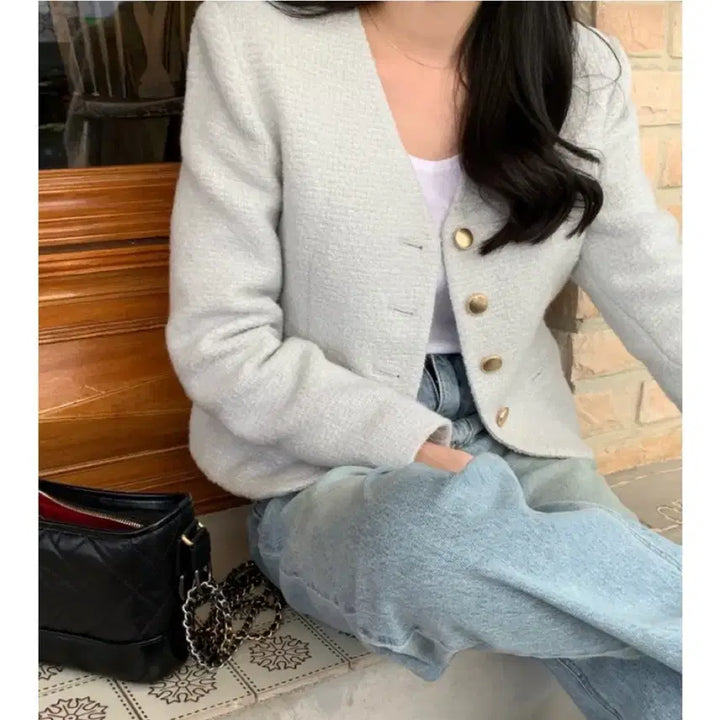 [BUNJANG] Lietu Vain Tweed Jacket / 리에뜨 베인 vain 트위드 자켓