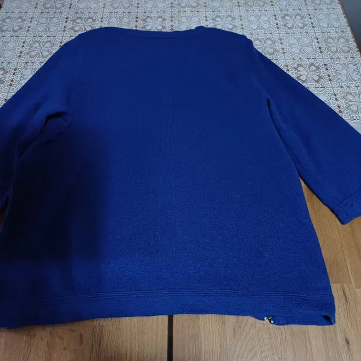 [BUNJANG] SJSJ Cobalt Blue Round Neck Shirt / SJSJ 코발트블루 라운드셔츠