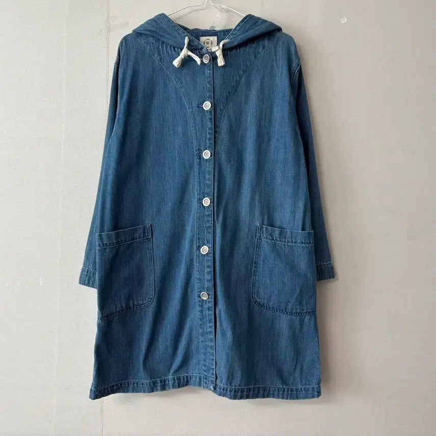 [BUNJANG] Samansamos Denim Hoodie Jacket &amp; Tunic / 사만사모스 데님 후드자켓+사만사모스튜닉 samansamos2