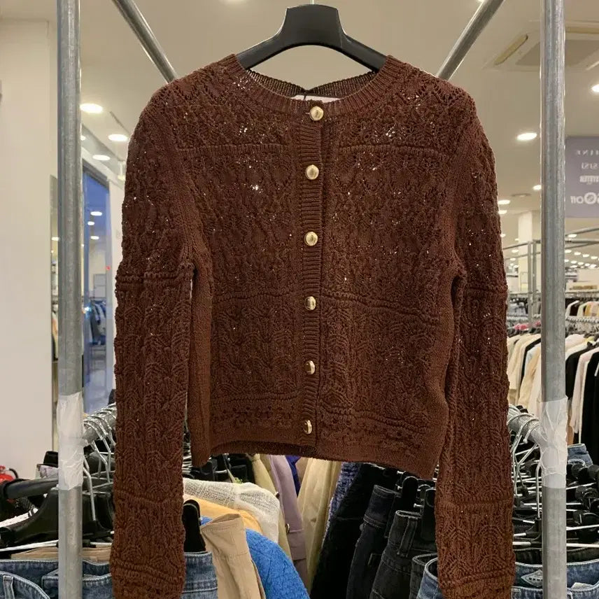 [BUNJANG] Time Crochet Cardigan / 타임 크로쉐 가디건.텍만 뗀 새상품.마인더캐시미어