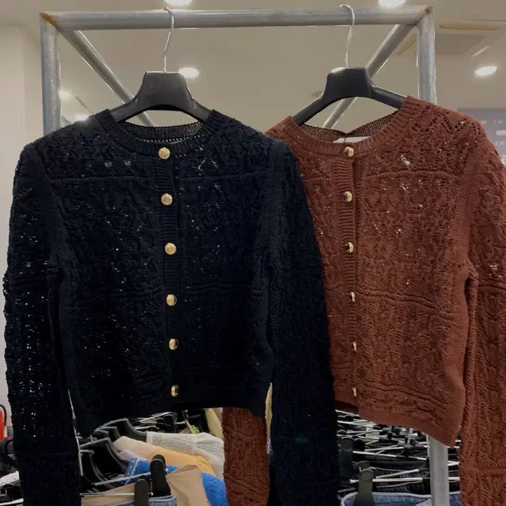 [BUNJANG] Time Crochet Cardigan / 타임 크로쉐 가디건.텍만 뗀 새상품.마인더캐시미어